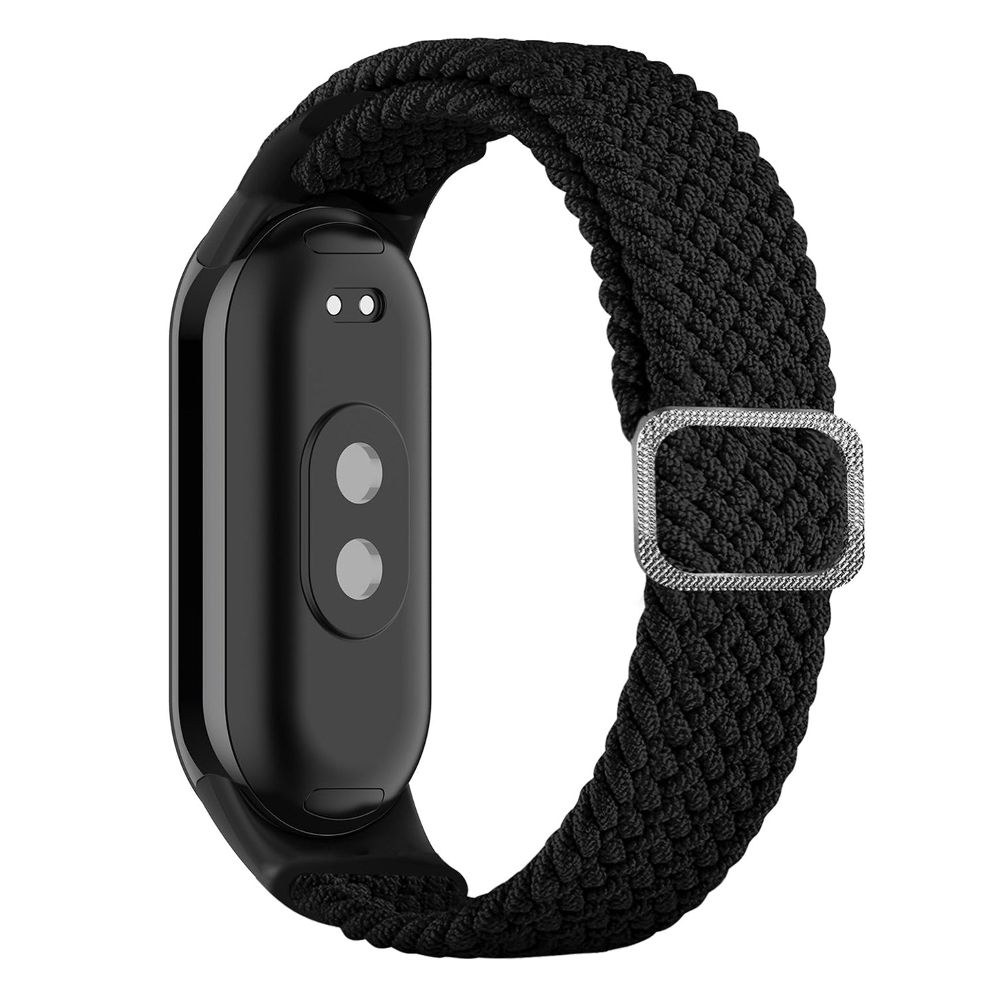 For Xiaomi Smart Band 8 Stretchy Nylon Watch Band Adjustable Braided Sport Strap