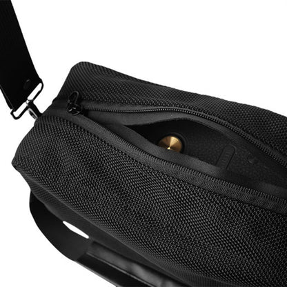 For Marshall Middleton Bluetooth Speaker Storage Bag Mesh Cloth Travel Carrying Bag with Shoulder Strap