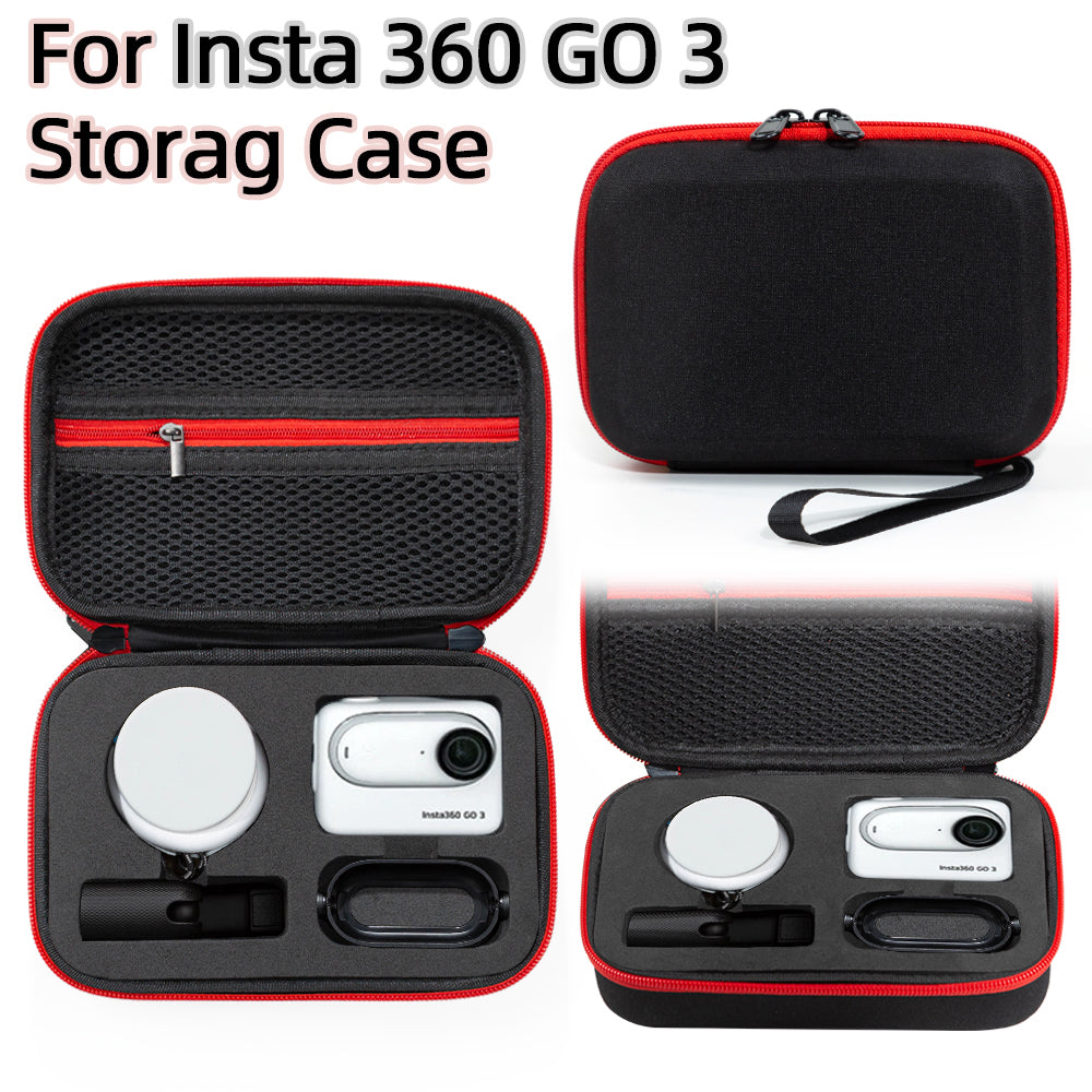 Carrying Case for Insta360 GO 3 Storage Bag Ant Cloth+EVA Mini Protective Case