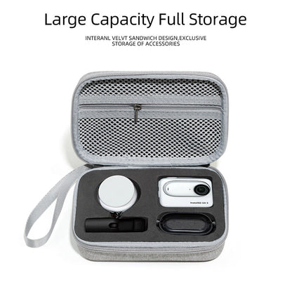 Carrying Case for Insta360 GO 3 Storage Bag Ant Cloth+EVA Mini Protective Case