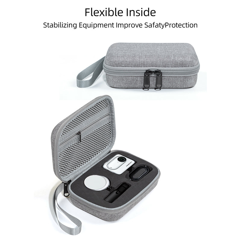 Carrying Case for Insta360 GO 3 Storage Bag Ant Cloth+EVA Mini Protective Case