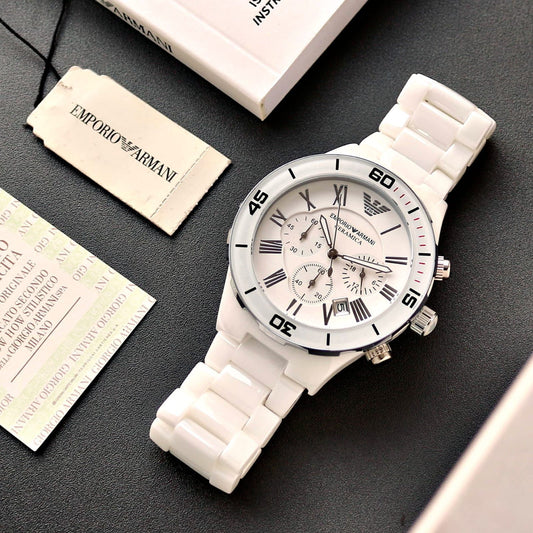 Emporio Armanni Ceramica White Men's