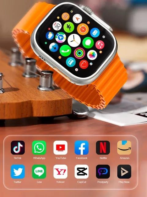 S8 Ultra 4g Android Smartwatch with Sim Cards