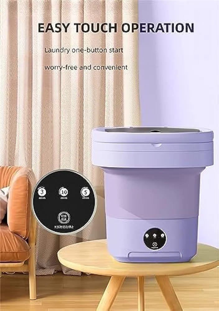 Portable Washing Machine 9L High Capacity with 3 Modes Deep Cleaning