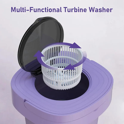 Portable Washing Machine 9L High Capacity with 3 Modes Deep Cleaning