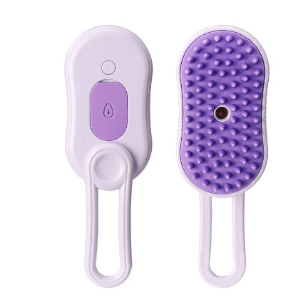 3-in-1 Electric Pet Grooming Brush - Cat & Dog Steam Massage Comb