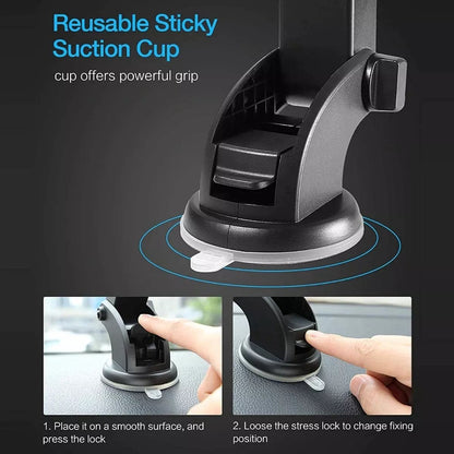 Holdezy™️ Adjustable Car Phone Holder with Suction Cup