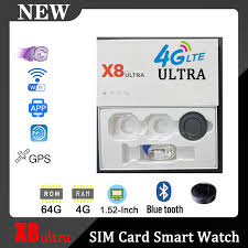 X8 Ultra With Camera 4g Android Watch 1gb/16gb Storage