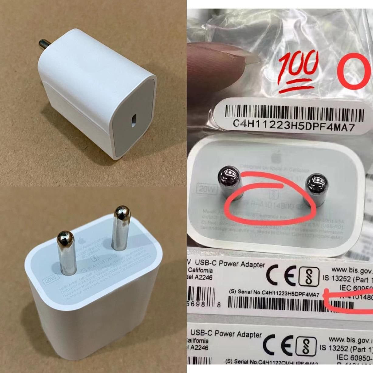 20W USB-C Power Adapter Compatible with Apple