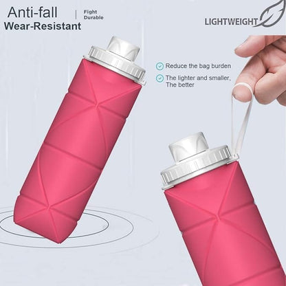 Reusable Foldable Silicone Water Bottle